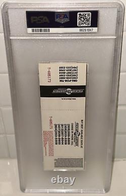 1991 Tom Petty Into The Great Wide Open Tour Concert Music Ticket Stub PSA 7