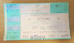 1992 NIRVANA SEATTLE CONCERT TICKET STUB KURT COBAIN DAVE GROHL NEVERMIND TOUR