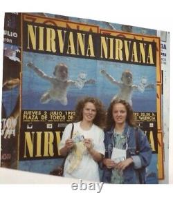 1992 Nirvana Nevermind Tour Valencia Spain Concert Ticket Stub Kurt Cobain 07401