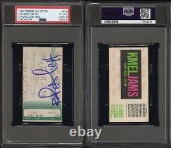 1993 Cypress Hill Concert Ticket Stub B-Real Signed Soul Assassins PSA 4 Auto 10