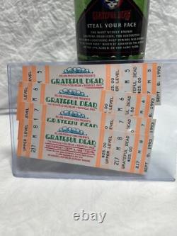 1993 GRATEFUL DEAD CONCERT TICKET STUBS SEP 8, 1993 With DEAD RED BOTTLE