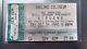 1993 Nirvana Oakland Concert Ticket Stub Kurt Cobain Dave Grohl In Utero Nye