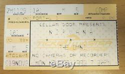 1993 Nirvana Atlanta Concert Ticket Stub Kurt Cobain Dave Grohl In Utero Bleach