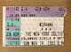 1993 Nirvana New York City Concert Ticket Stub Kurt Cobain Dave Grohl In Utero 1
