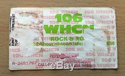 1993 Nirvana Springfield Ma. Concert Ticket Stub Kurt Cobain Dave Grohl In Utero