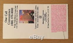 1993 Nirvana Toronto Concert Ticket Stub Kurt Cobain Dave Grohl In Utero Blew