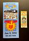 1994 Alabama June Jam Xiii Concert Ticket Stub Flyer Ft Payne High School