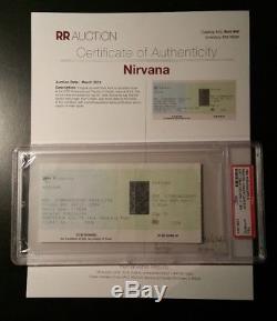 1994 Nirvana Phantom April 8 Ticket Stub Canceled Concert PSA AUTHENTIC RE LOA