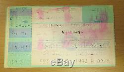 1994 Nirvana Seattle Concert Ticket Stub Kurt Cobain Dave Grohl In Utero Blew