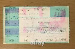 1994 Nirvana Seattle Concert Ticket Stub Kurt Cobain In Utero Tour Nevermind