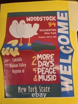 1994 Woodstock 94 Concert Ticket Stub Receipt Official Guide Coins Full Package