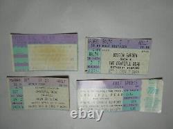 1995/1994 Grateful Dead Concert Ticket Stubs, lot of 4