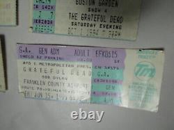 1995/1994 Grateful Dead Concert Ticket Stubs, lot of 4