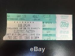 1995 BOB DYLAN & Patti Smith 16x20 Concert Poster Paradise Lost Tour Ticket Stub