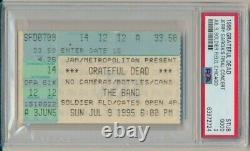 1995 Grateful Dead Jerry Garcia Final Concert Ticket Stub Chicago 7/9/1995 PSA