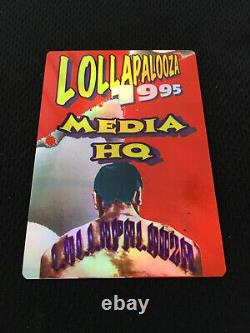 1995 Lollapalooza Media Hq Pass Concert Music Ticket Stub Pass