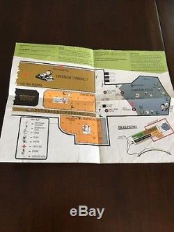 1996 Phish Clifford Ball Concert Ticket Stub and Grounds Rules Map
