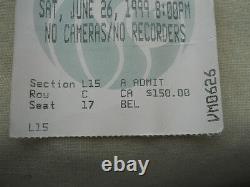 1999, Bob Dylan Zippo Lighter +paul Simon, Mgm Grand Las Vegas Concert Ticket Stub