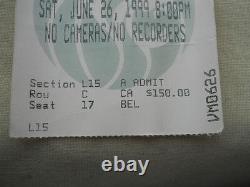 1999 Bob Dylan Zippo Lighter+paul Simon, Mgm Grand Las Vegas Concert Ticket Stub