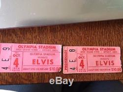 2 Elvis Presley Concert Ticket Stubs 1974