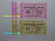2 Grateful Dead Concert Ticket Stub Lot 1983 Stanford Frost Theatre Jerry Garcia