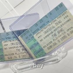 2 Grateful Dead Ticket Stubs-Jerry Garcia Last Concert July 9 95 @Soldier Field