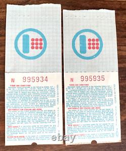 2 Johnny Cash Concert Ticket Stubs 8/12/1978 Wisconsin State Fair West Allis Wi