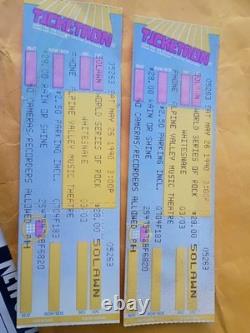 2 Whitesnake Full Concert Ticket Stubs Alpine Valley Theatre May 26 1990