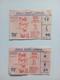 2 X Pink Floyd The Wall Uk Concert Ticket Stub Earls Court