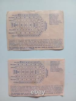 2 x Pink Floyd The Wall UK Concert Ticket Stub Earls Court