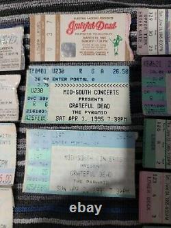 20 x Vintage Grateful Dead Concert Ticket Stub Lot 1990's