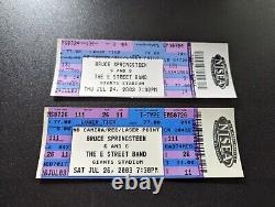 2003 Bruce Springsteen + E STREET BAND x10 Night Run Concert Ticket Stub Lot Set