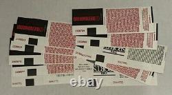 2003 Bruce Springsteen & E Street Band x10 Night Run Concert Ticket Stub Lot Set