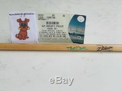 2009 Green Day TRE COOL Stage Used Concert Tour Drumstick with TICKET STUB Genuine