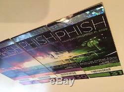 2009 PHISH Concert Ticket Stub Lot of 4 MIAMI FLORIDA Sunset Wall Collage Mural