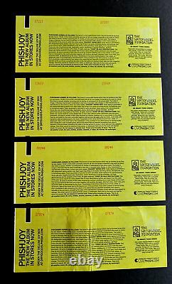 2009 PHISH LOT OF 4 Concert Ticket Stubs AMERICAN AIRLINES ARENA MIAMI FLORIDA