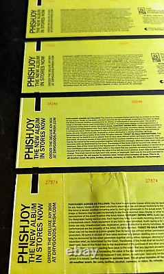 2009 PHISH LOT OF 4 Concert Ticket Stubs AMERICAN AIRLINES ARENA MIAMI FLORIDA