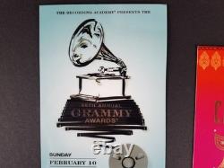 2013 GRAMMY AWARDS TAYLOR SWIFT Concert Ticket Stub Pass + Celebration LA CA