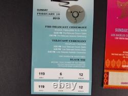 2013 GRAMMY AWARDS TAYLOR SWIFT Concert Ticket Stub Pass + Celebration LA CA