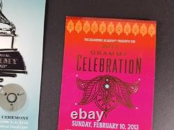 2013 GRAMMY AWARDS TAYLOR SWIFT Concert Ticket Stub Pass + Celebration LA CA