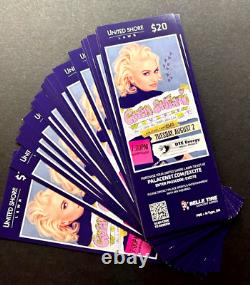 2016 GWEN STEFANI NO DOUBT Concert LOT OF 22 Ticket stubs CLARKSTON MICHIGAN MI