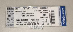 2020 Las Vegas 311 DAY 2020 Covid Pandemic Date Concert Ticket Stub PSA 10