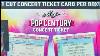 2022 Leaf Pop Century Concert Ticket Mystery Box Opening Rock Legend Ticket Stub