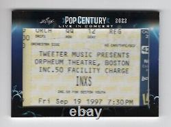 2022 Leaf Pop Century INXS Live in Concert Ticket Stub Relic card RARE