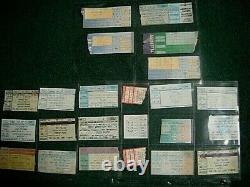 23 Concert Ticket Stubs Lot Springsteen Waterboys Raitt Police Sting Stones ++