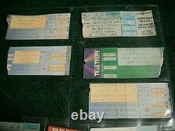 23 Concert Ticket Stubs Lot Springsteen Waterboys Raitt Police Sting Stones ++