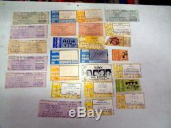 26 Vintage 1970 80 Concert Ticket Stubs Queen Led Zeppelin Pink Floyd Styx Rock