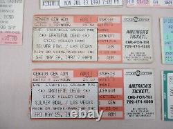 28 Grateful Dead Jerry Garcia Concert Ticket Stubs 1991, 1992, 1993, 1994 Lot