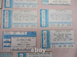 28 Grateful Dead Jerry Garcia Concert Ticket Stubs 1991, 1992, 1993, 1994 Lot