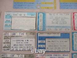 28 Grateful Dead Jerry Garcia Concert Ticket Stubs 1991, 1992, 1993, 1994 Lot